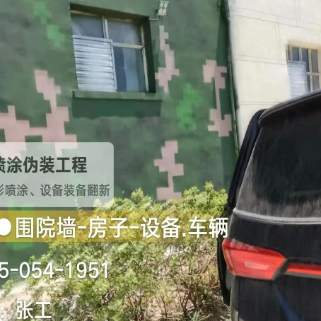 聊城数码迷彩漆施工